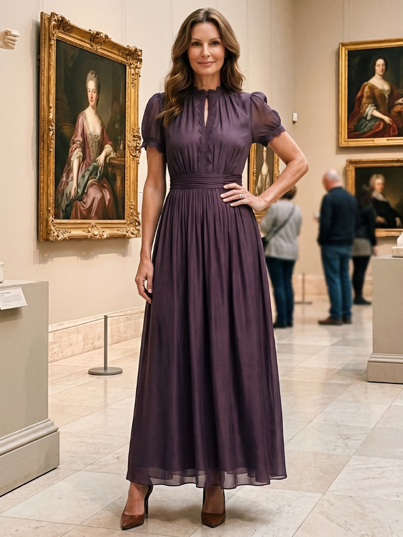 Elia Maxi Dress — close-up view