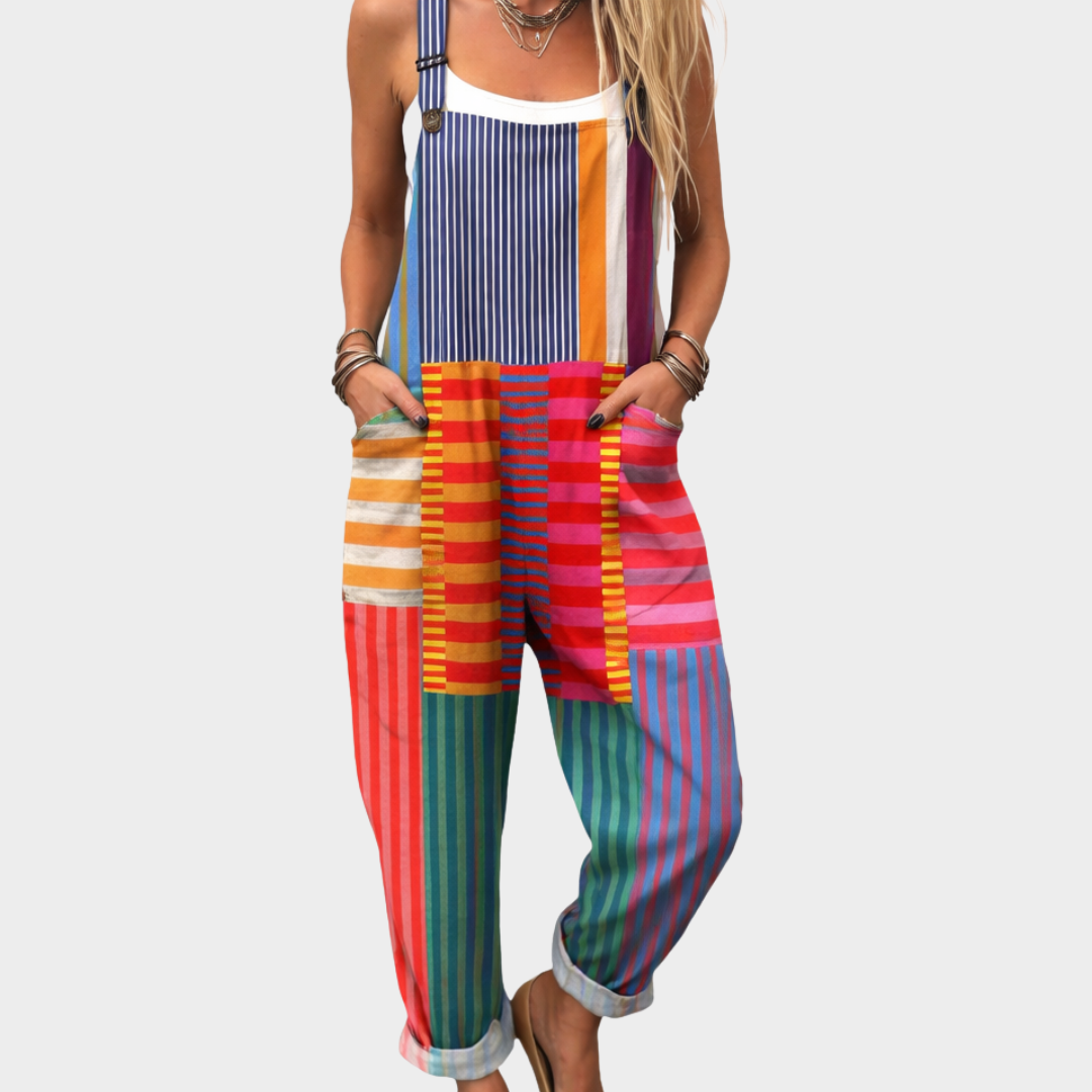 Relaxed Dungaree Jumpsuit — front view