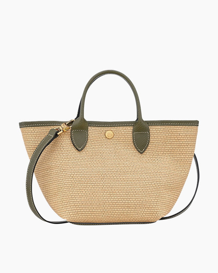 Women's Refined Elegant XS Hand Raffia Basket Bag