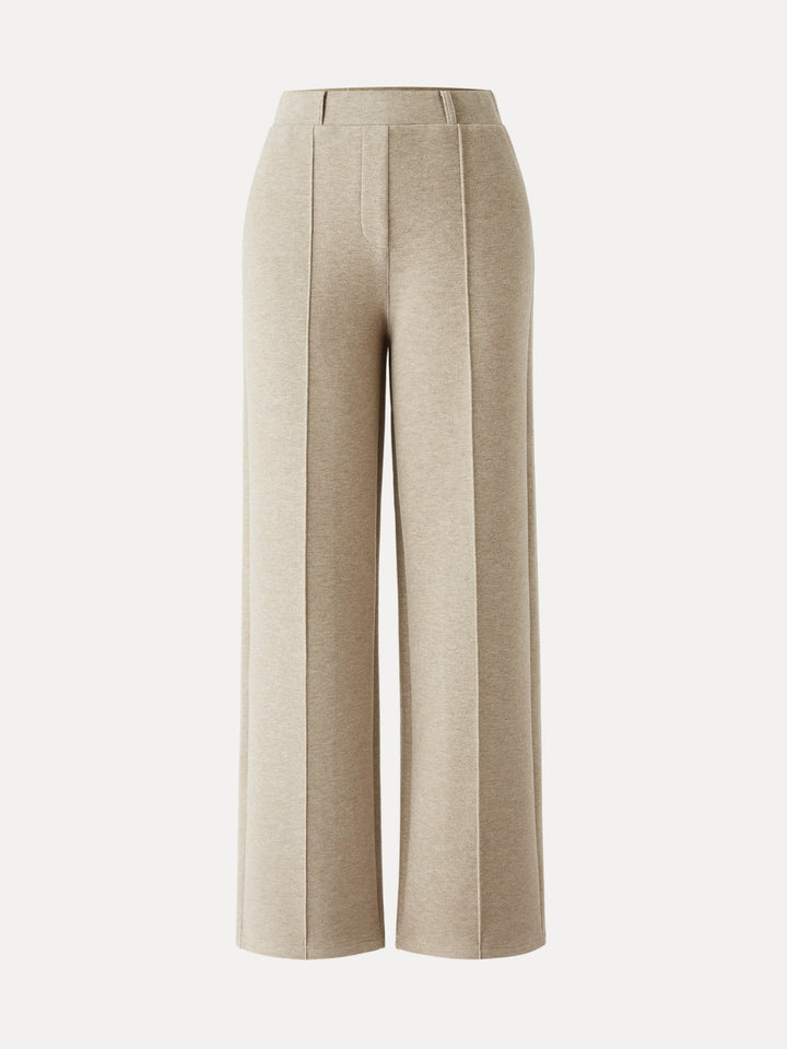 High Waisted Warm Straight Leg Pull On Pant