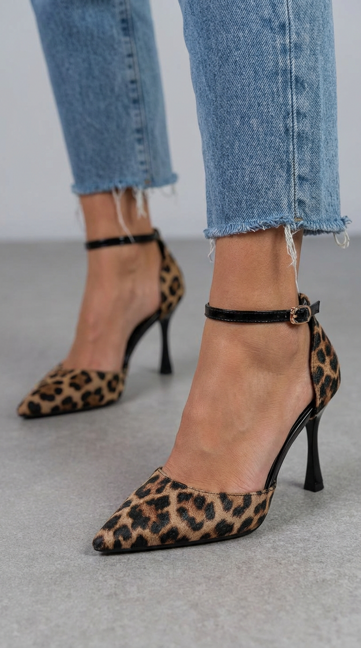 Heel With Ankle Strap — side view