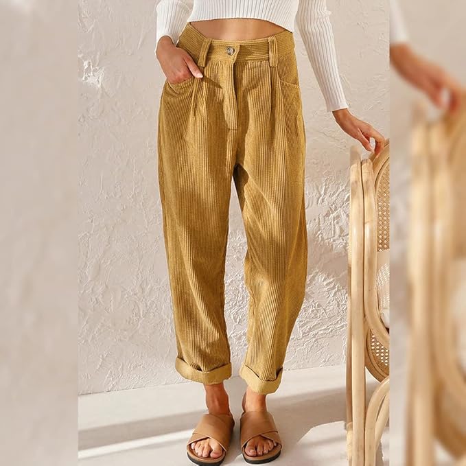Mandy Corduroy Pants — front view