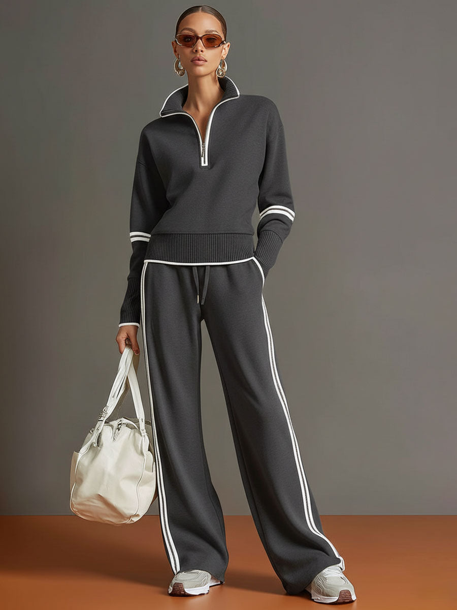 Women's matching blouse set – back view
