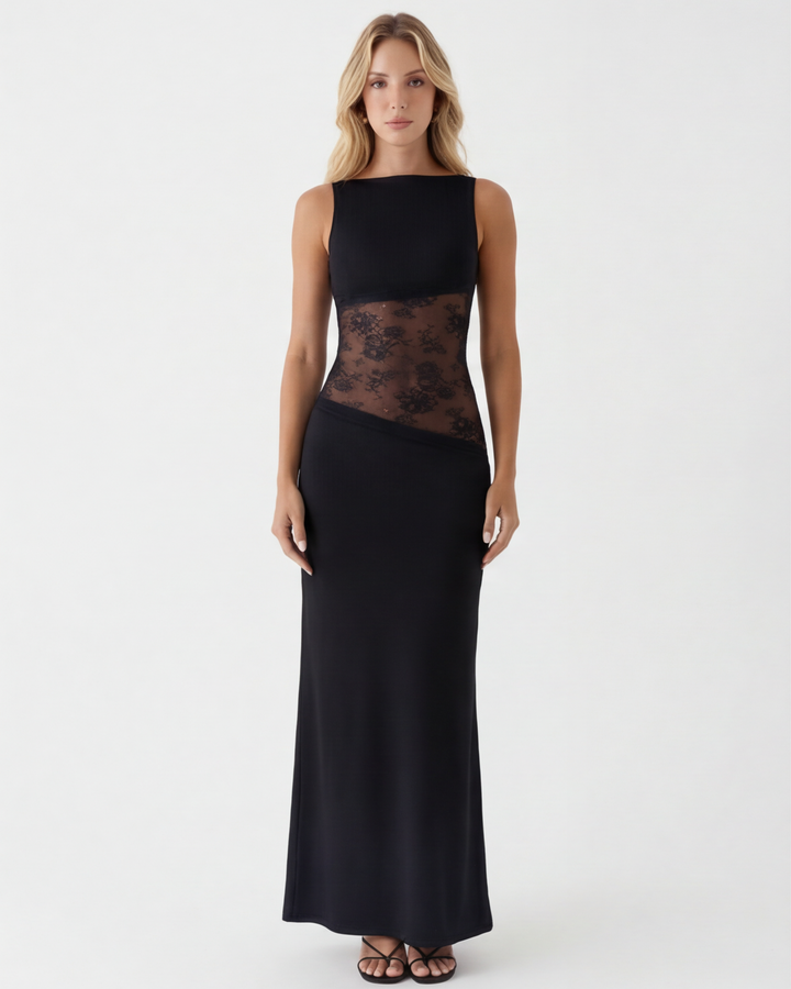 ARIA | Veil Cut Maxi — women's maxi dress, front view