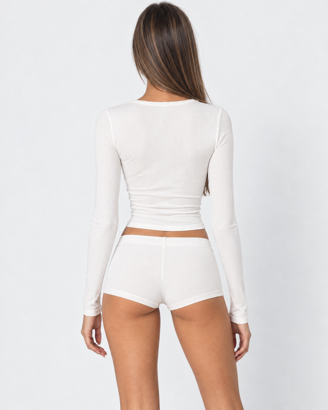 Slow Morning Ribbed Set — women's two-piece set, color option 7