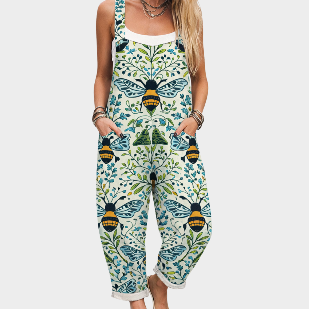 Relaxed Dungaree Jumpsuit — front view