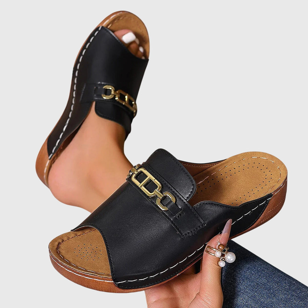 Kimberly Comfy Sandals — front view