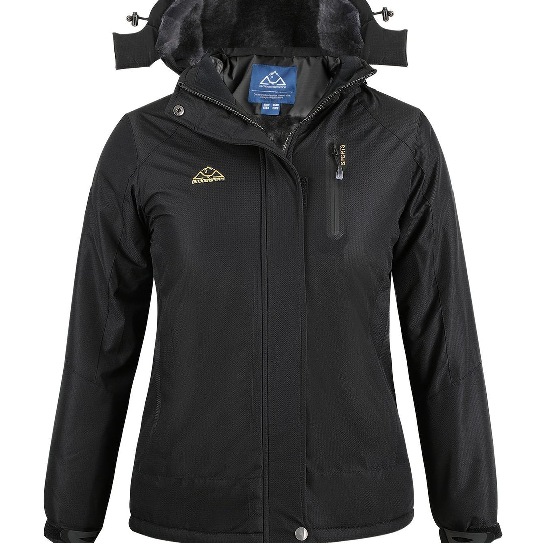 Wren | Women's Insulated Waterproof Ski Jacket with Fur-Lined Hood