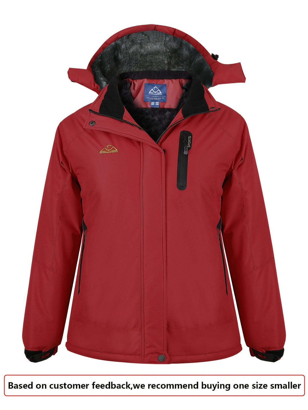 Wren | Women's Insulated Waterproof Ski Jacket with Fur-Lined Hood