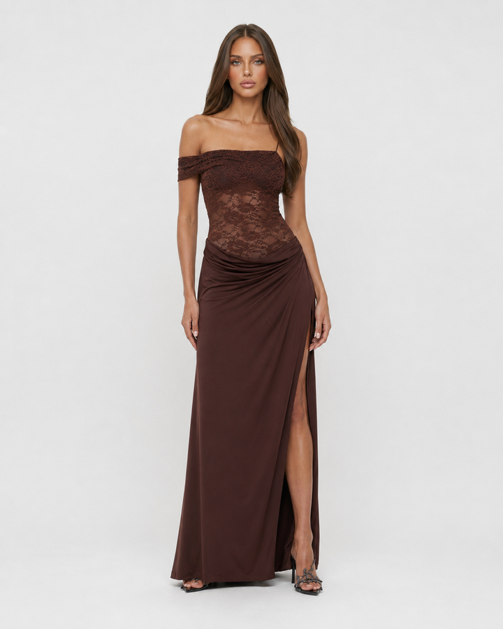 Luna Muse Maxi Dress - women's maxi dress, full-length styled look