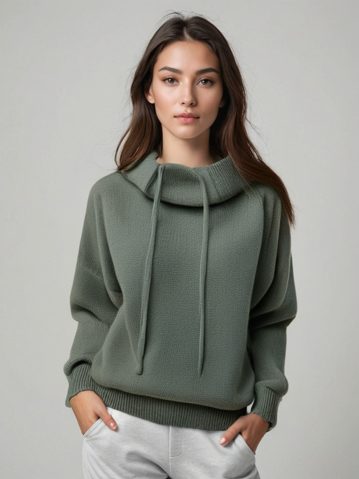 Ella Oversized Comfortable Hoodie — styled view
