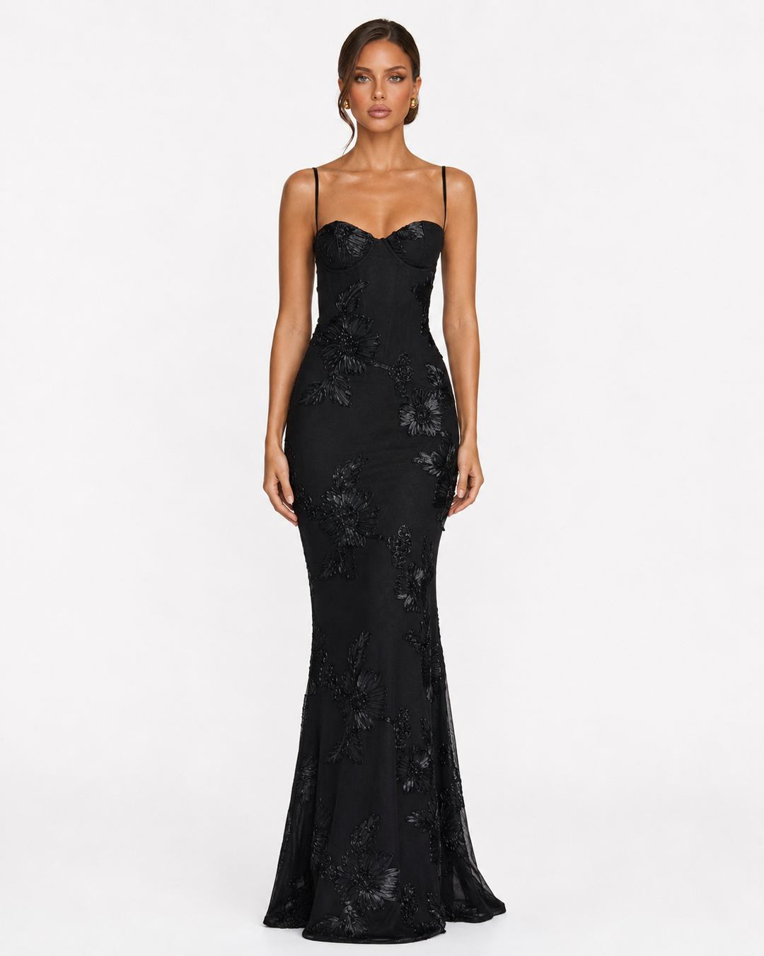 Rosalie Corset Gown - women's gown, styled with heels