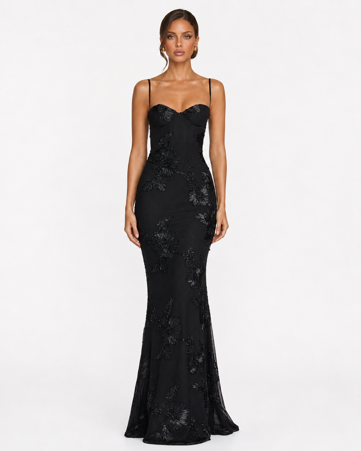 Rosalie Corset Gown - women's gown, styled with heels