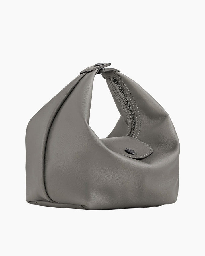 Women's Sophisticated Small Leather Carryall Bag