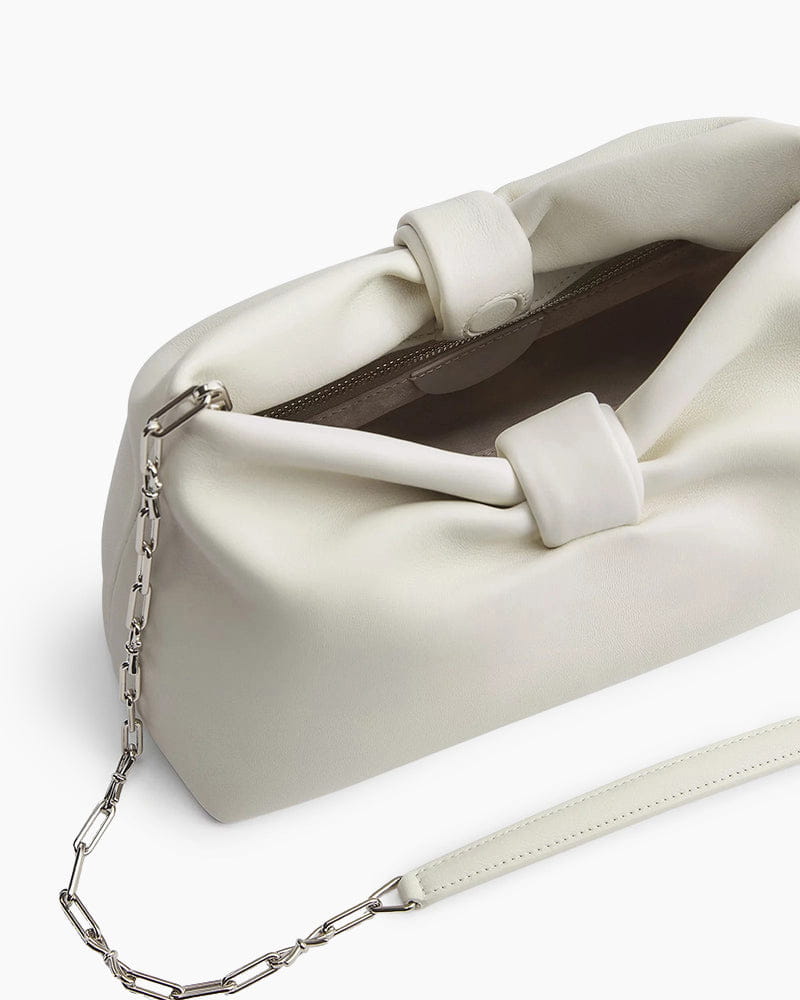 Women's Romantic Date Rose Pink Genuine Leather Bow Bag