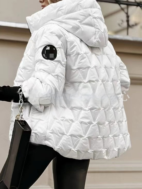 Marlene | Women's Quilted Hooded Puffer Jacket with Zip Front