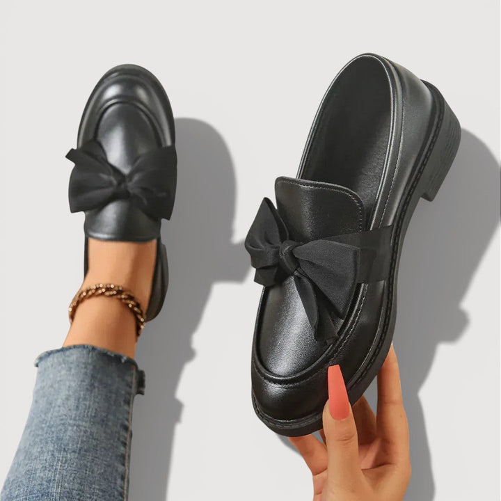 Maeryl Bow Detail Loafers — lifestyle shot