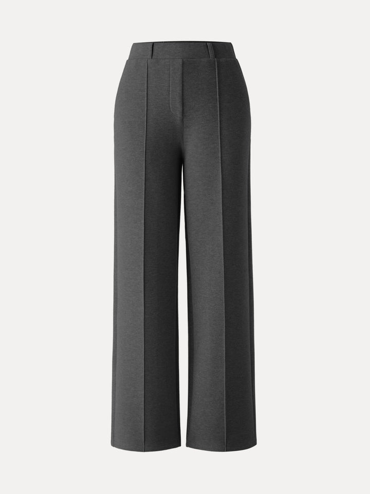High Waisted Warm Straight Leg Pull On Pant