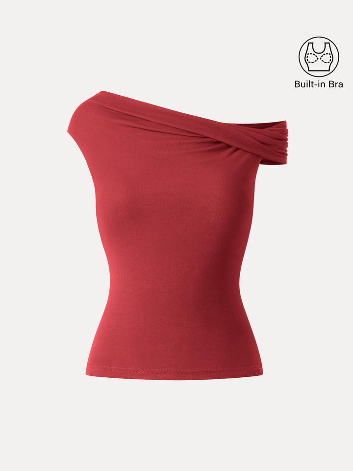 Multi-wear Versatile Necklines Built-In Bra Top 2.0