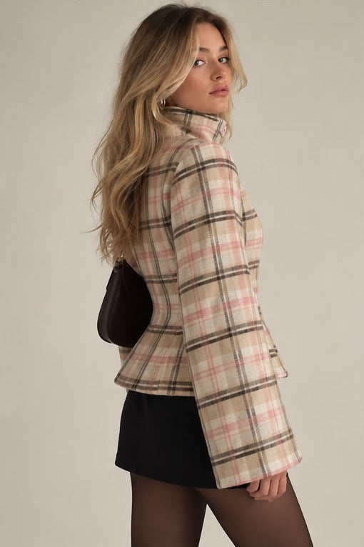 Clara Plaid Jacket