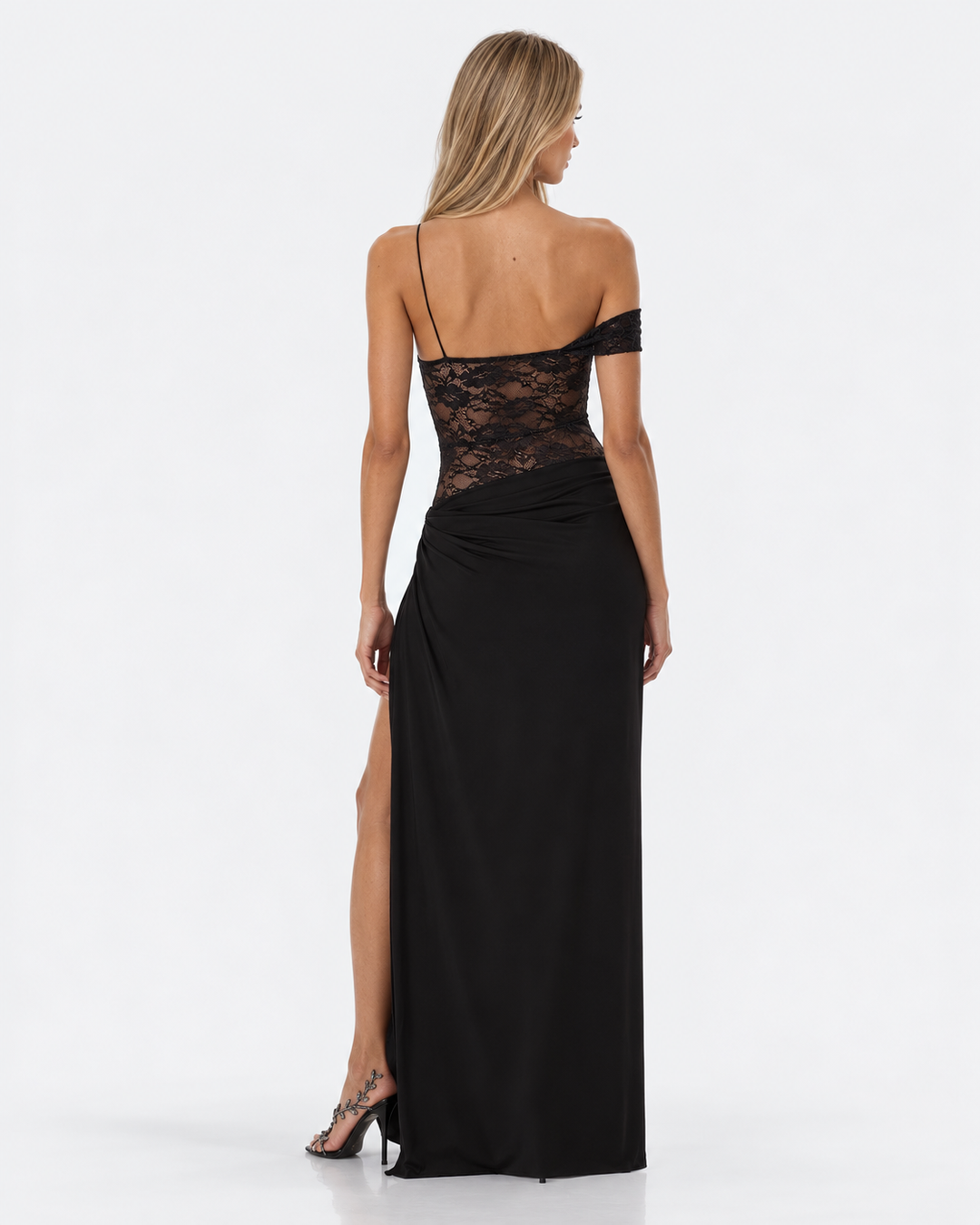 Luna Muse Maxi Dress - women's maxi dress, back detail