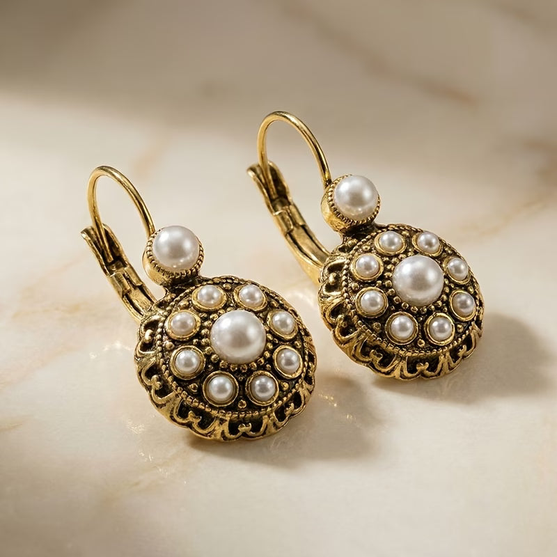 Side angle showing the pearl drop length