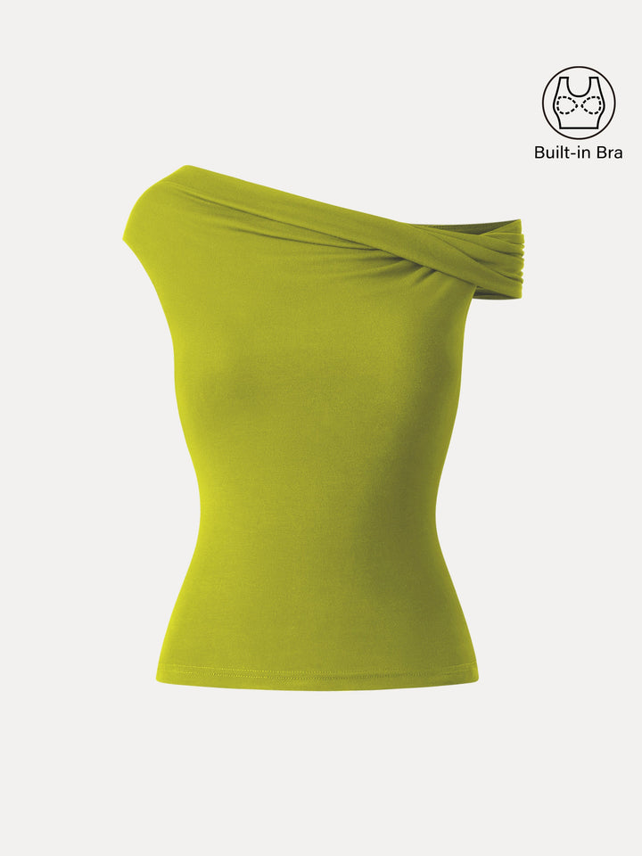 Multi-wear Versatile Necklines Built-In Bra Top 2.0