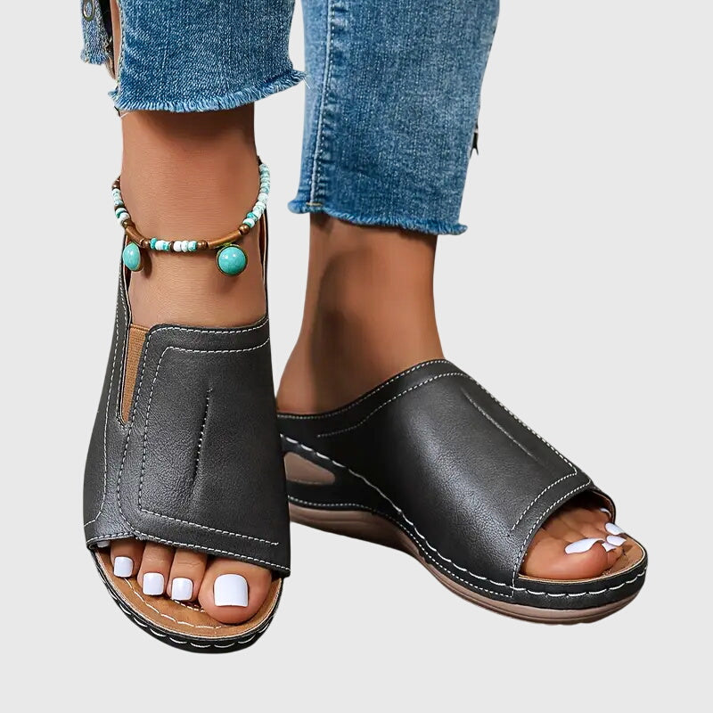 Aretha Orthopedic Sandals — front view