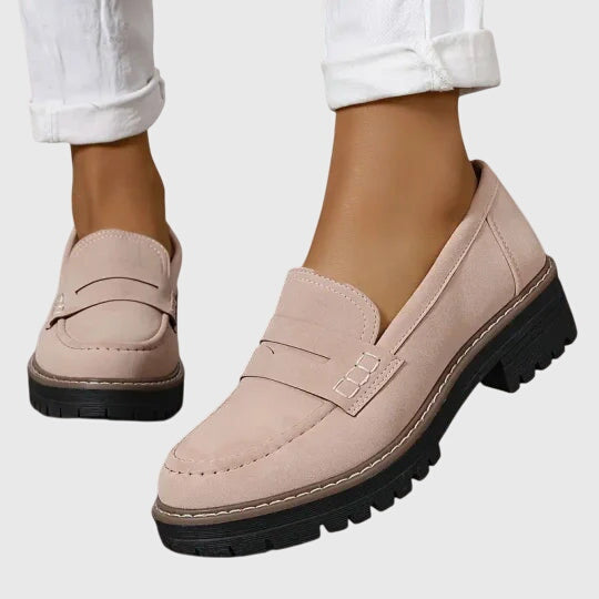 Destiny Timeless Suede Loafers — lifestyle shot