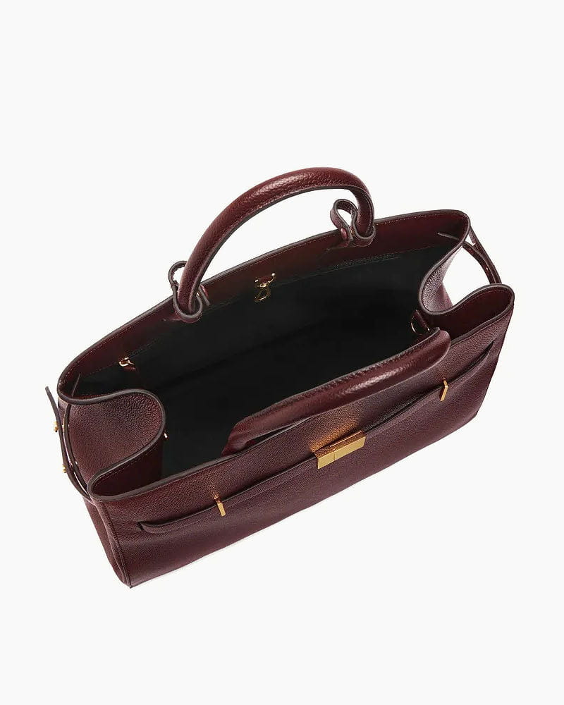 Women's Elegant Structured Top Handle Bag
