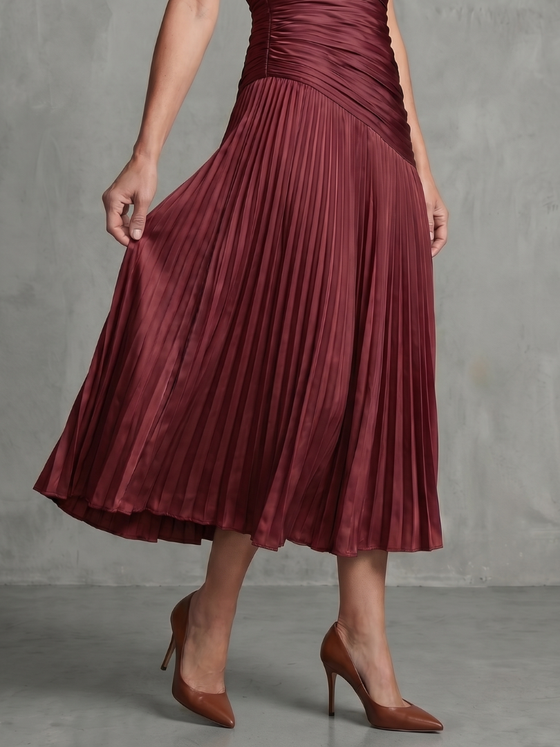 Theodora Midi Dress — lifestyle shot