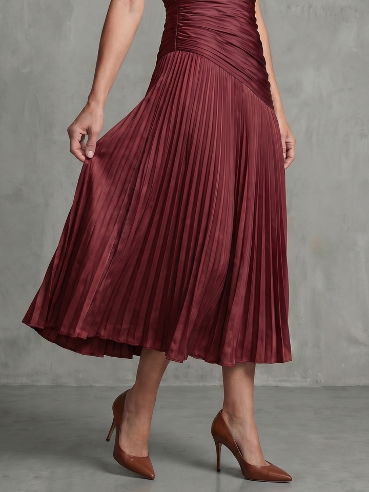 Theodora Midi Dress — lifestyle shot