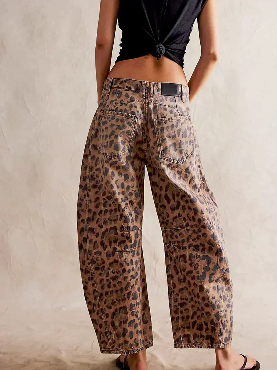 Edith Leopard Print Pants — alternate view