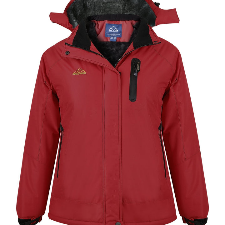 Wren | Women's Insulated Waterproof Ski Jacket with Fur-Lined Hood