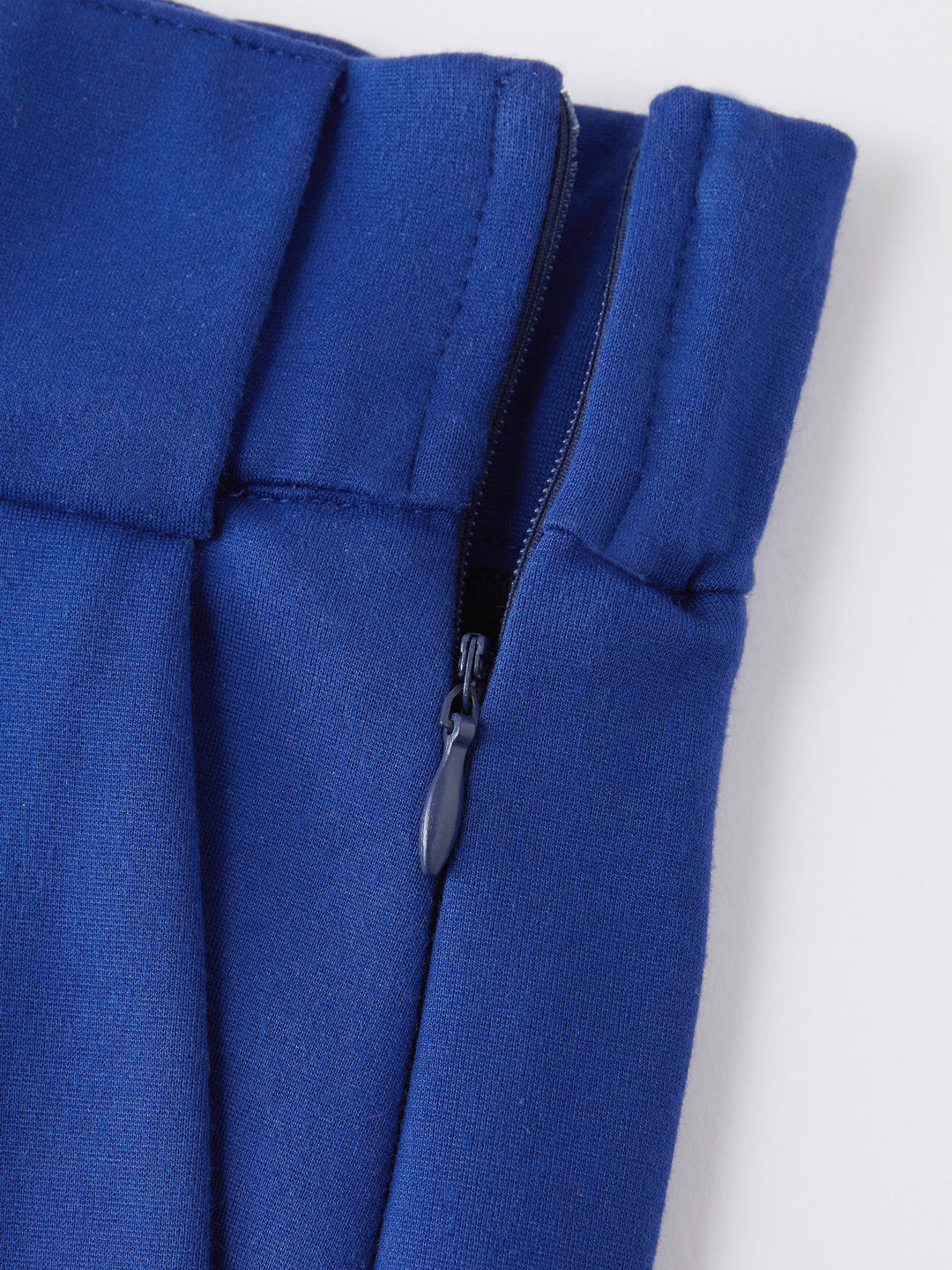 Ponte Mid-Rise  Wide-Leg Tuck Pants with Pockets