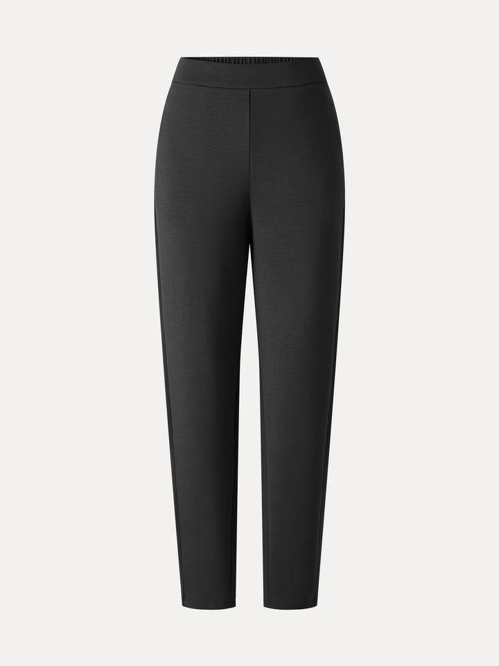 Petite TravelEase High-Rise Ankled Barrel Pants with Pockets
