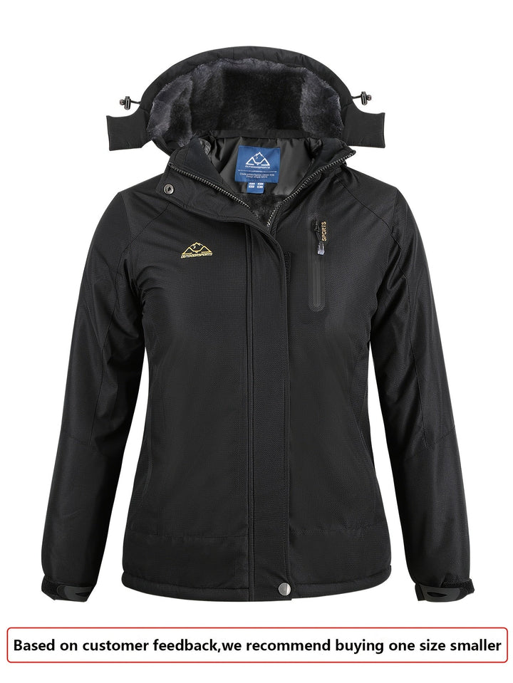 Sierra | Women's Waterproof Ski Jacket with Fleece-Lined Hood