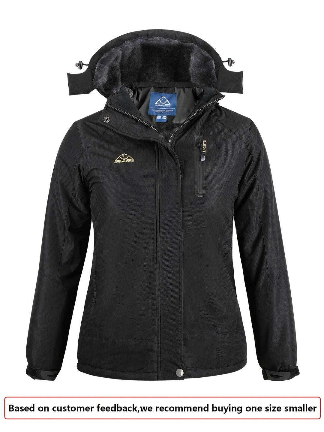 Wren | Women's Insulated Waterproof Ski Jacket with Fur-Lined Hood
