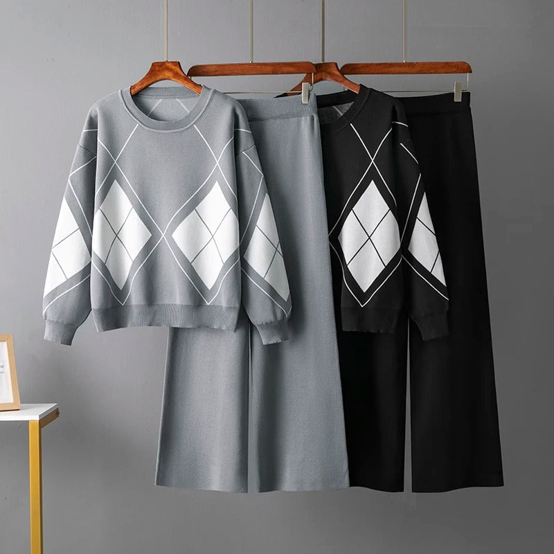 Lily Warm Two Piece Sweater Set — side view