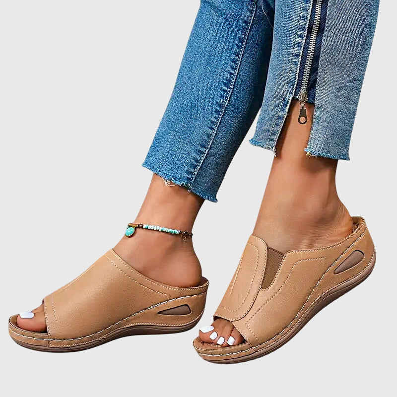 Aretha Orthopedic Sandals — back view