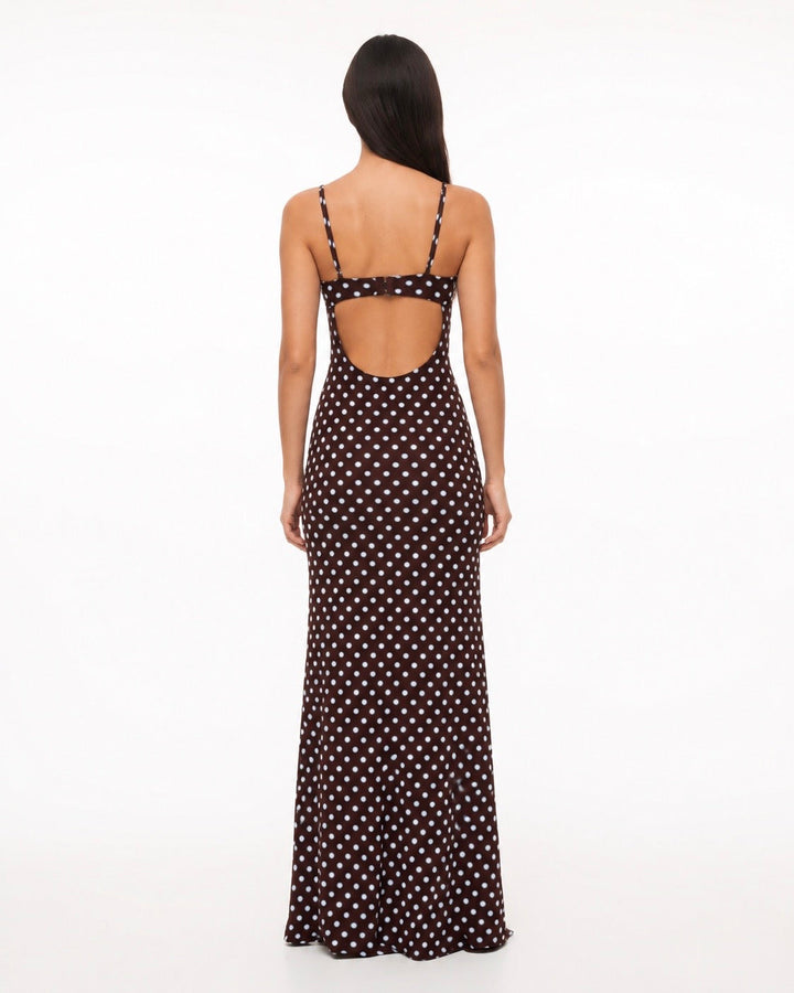Sweet Spot Maxi Dress - women's maxi dress, back view