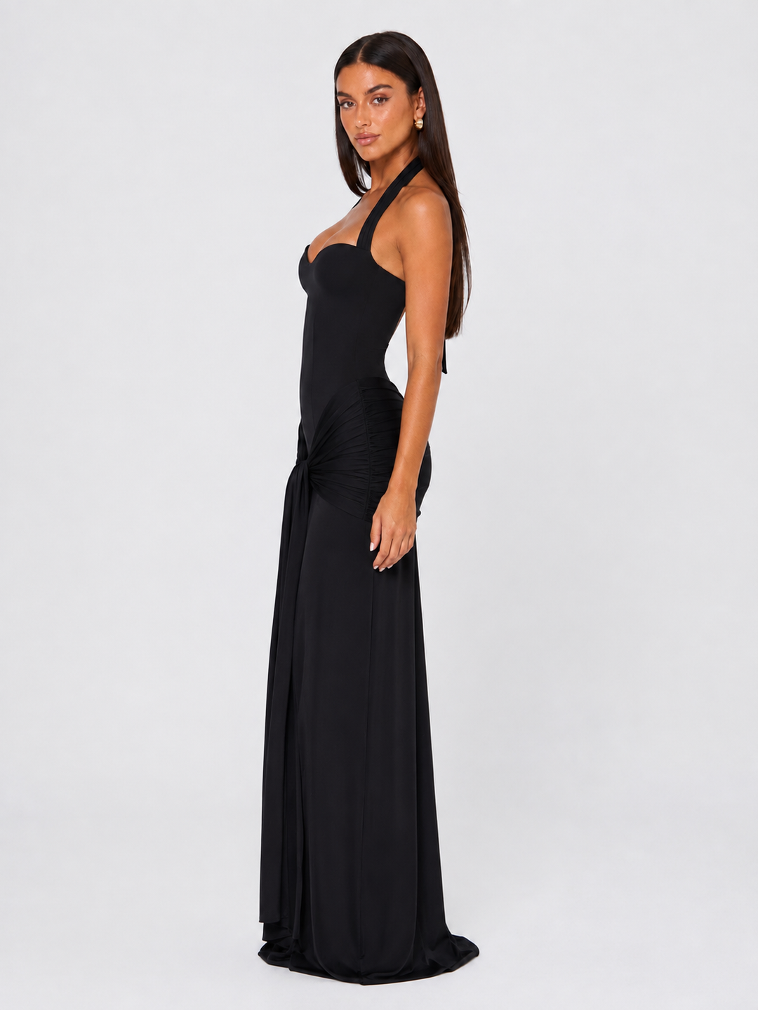 Midnight Hour Maxi — women's maxi dress, side view