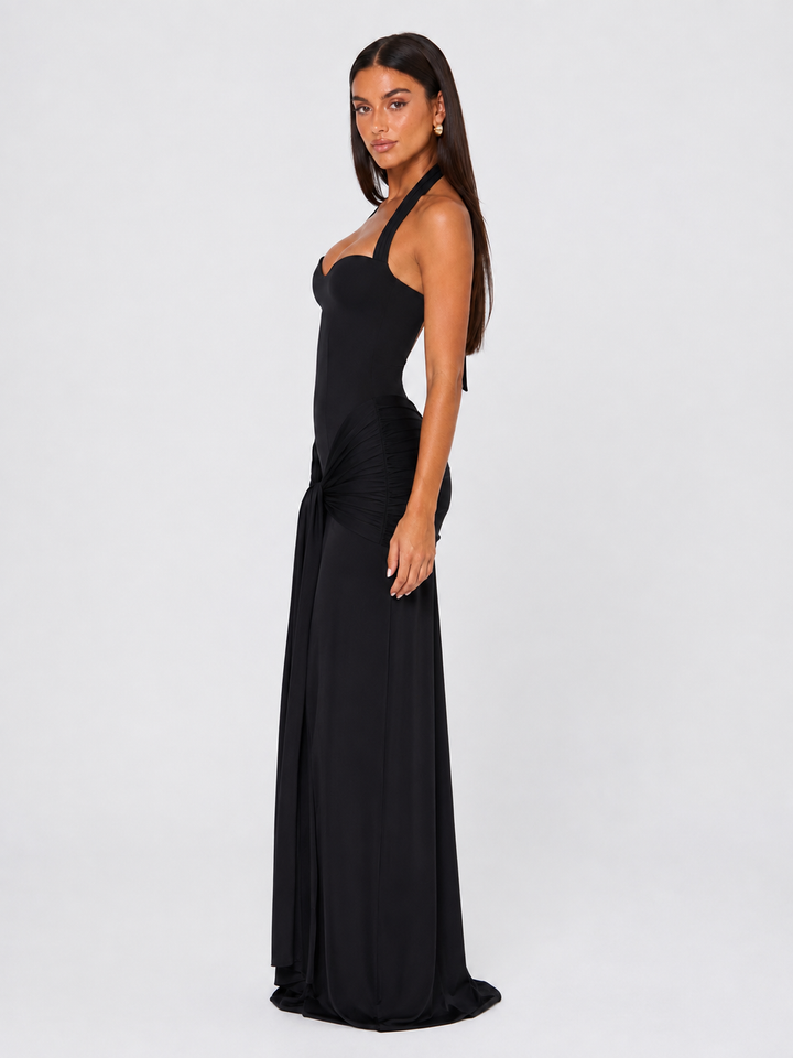 Midnight Hour Maxi Dress - women's maxi dress, side view