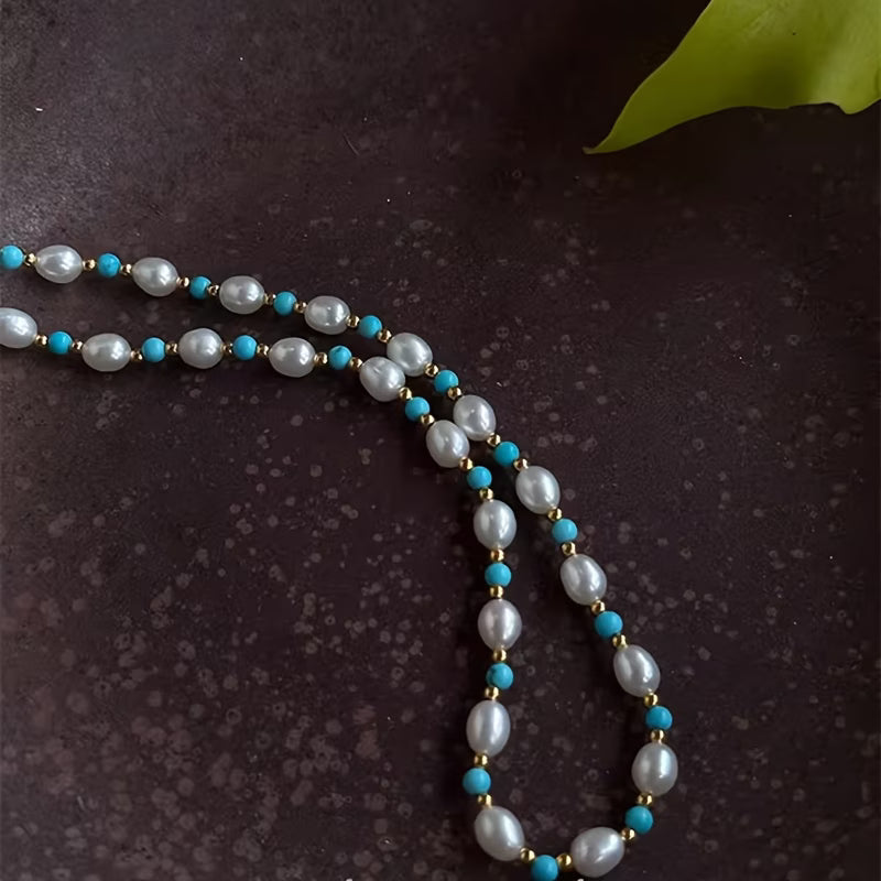 Bracelet laid flat showing the full bead pattern