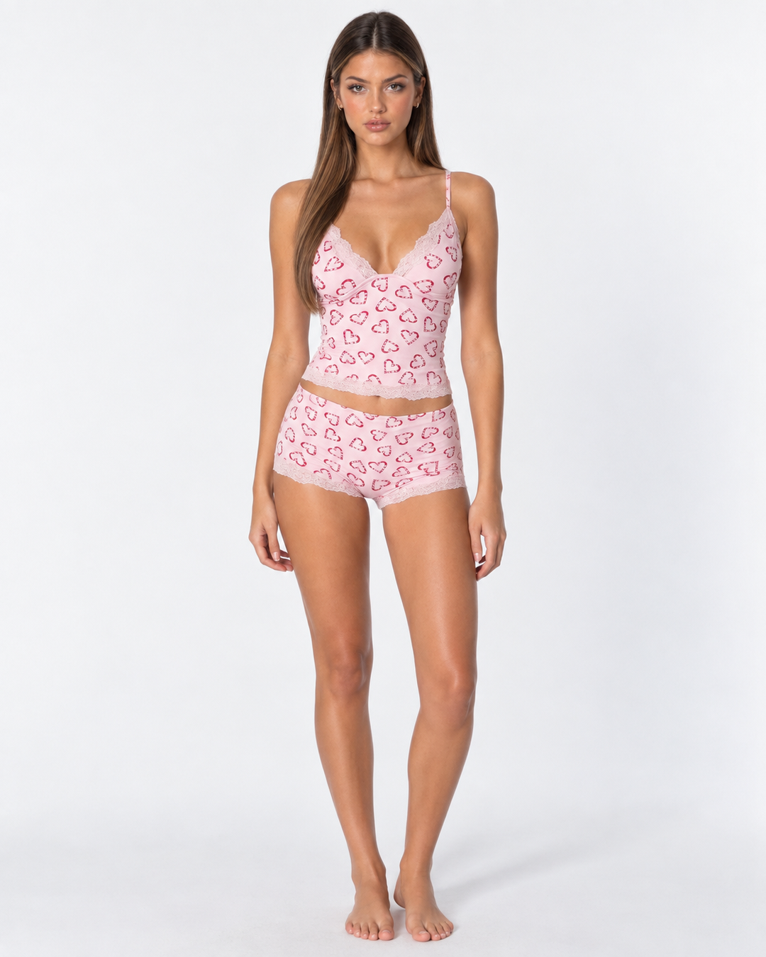 Heartbreaker Sleep Set — women's two-piece set, front view