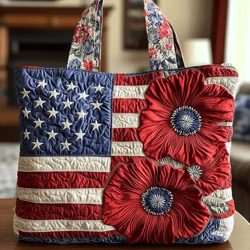 Liberty Rose Handmade Bag — front view