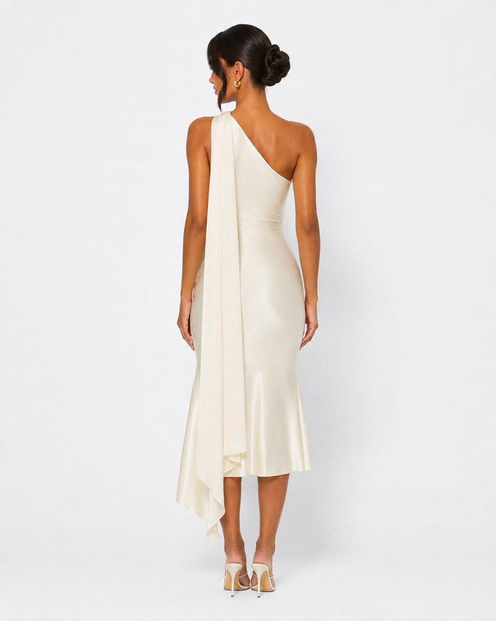 Seraphina Satin Midi — women's midi dress, color option 2