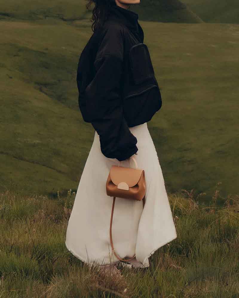 Textured Leather Top Handle Crossbody Satchel Bag