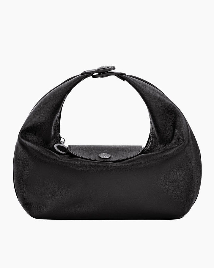 Women's Sophisticated Small Leather Carryall Bag