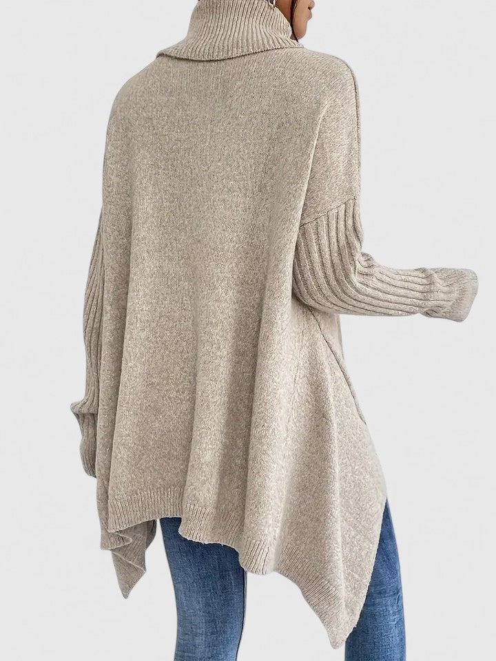 Keiralyss | Women's Oversized Wool Turtleneck Sweater